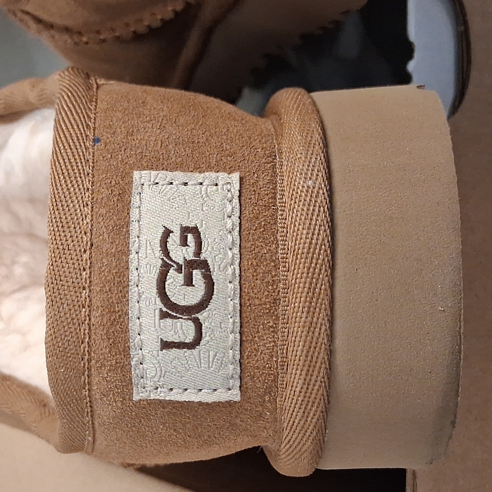 UGG Tan Suede Slippers - Picture 8 of 16